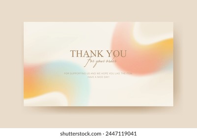 thank you card template, business card, aesthetic greeting card template, printable custom small business card