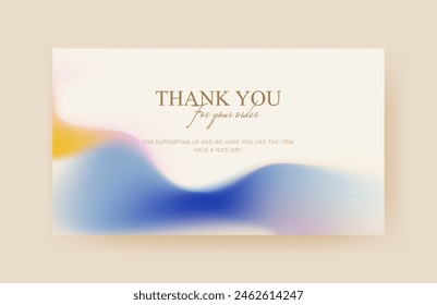 thank you card template, business card, aesthetic greeting card template, printable custom small business card