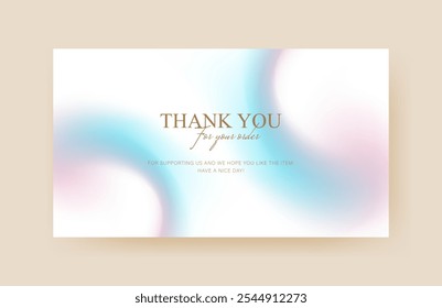  thank you card template, business card, aesthetic greeting card template, printable custom small business card