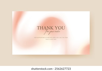 thank you card template, business card, aesthetic greeting card template, printable custom small business card	