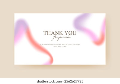 thank you card template, business card, aesthetic greeting card template, printable custom small business card	