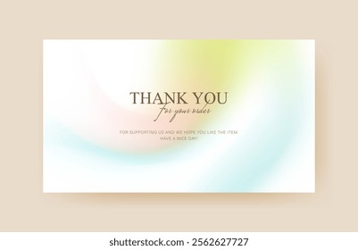 thank you card template, business card, aesthetic greeting card template, printable custom small business card	