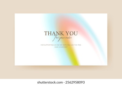 thank you card template, business card, aesthetic greeting card template, printable custom small business card