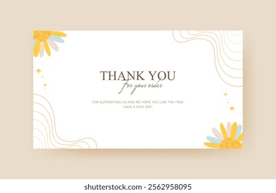 thank you card template, business card, aesthetic greeting card template, printable custom small business card