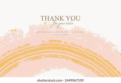 thank you card template, customer business card, aesthetic greeting template, printable custom small business card