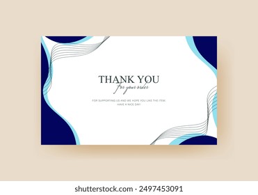 thank you card template, customer business card, printable custom small business card