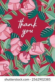 thank you card template design