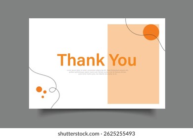 thank you card template greeting card design