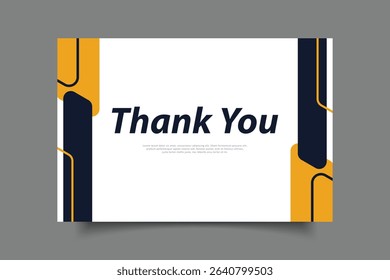 thank you card template greeting card design