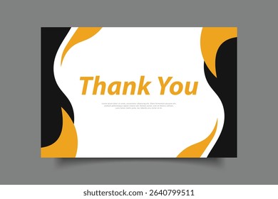 thank you card template greeting card design