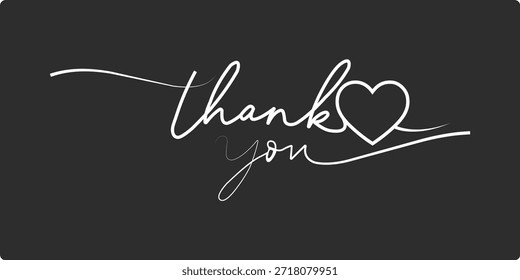 thank you cards with thank you cursive, handwritten, calligraphy, vector, text, icon, letter.