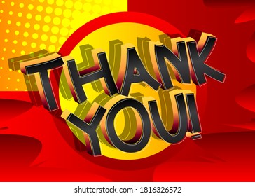 299 Comic Book Thank You Images, Stock Photos & Vectors | Shutterstock