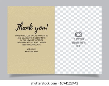 Thank you coming for wedding card
