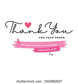 Thank you Compliment card with white background and text spice. Beautiful greeting card for Online Shopping.