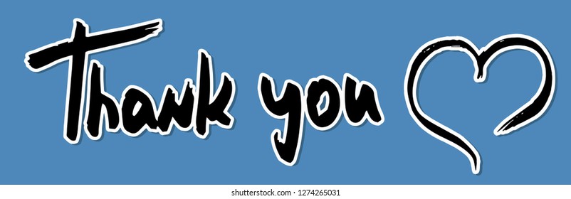 thank you concept for international thank you day. vector illustration inscription thank you.