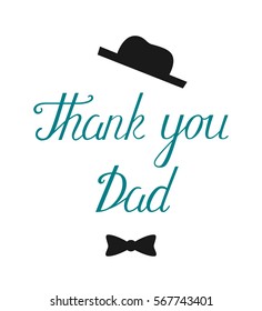 Thank you Dad greeting card