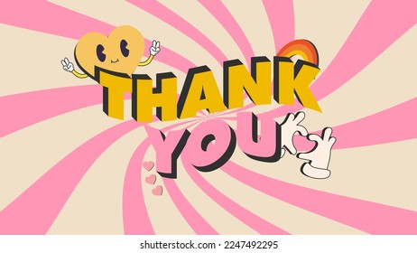 THANK YOU DESIGN LETTERING VECTOR
