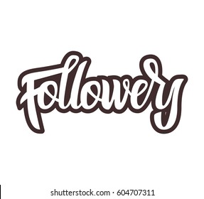 Thank you design template for social network and follower. Web user celebrates a large number of subscribers or followers.