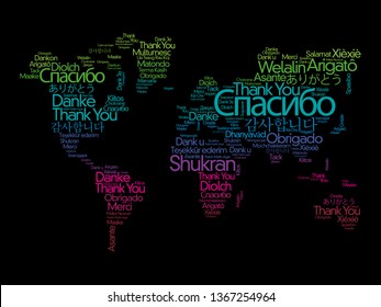 262 World map thank you Images, Stock Photos & Vectors | Shutterstock