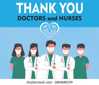 Thank You Doctors and Nurses. For Being Life Save