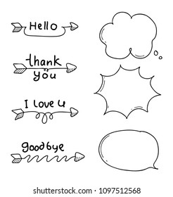 thank you doodle