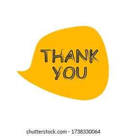 Thank you. Eps10 vector stock illustration