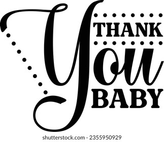 thank you family retro svg design and eps file