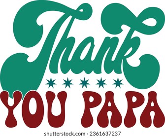 thank you family retro svg design and eps file