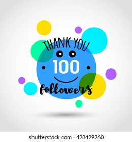 Thank you followers template for network friends and subscriber.
