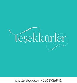 Thank you font letter vector