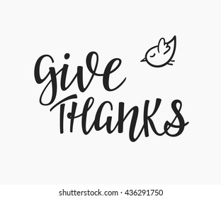 Thank you Friendship Family Positive quote thanksgiving lettering. Calligraphy postcard or poster graphic design typography element. Hand written vector valentines day postcard. Give thanks