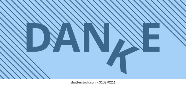 Thank you in German. 