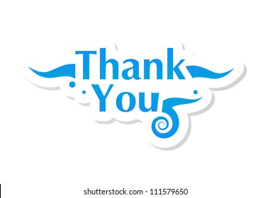 thank you graphic