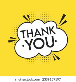 Thank You Gratitude Thank You Web Banner Halftone