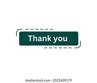 Thank you greeting card. Thank you  typography. Thank you card design. vector illustration