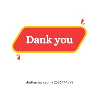 Thank you greeting card. Thank you  typography. Thank you card design. vector illustration