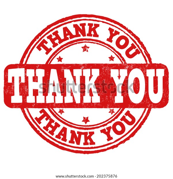 Thank You Grunge Rubber Stamp On Stock Vector Royalty Free 202375876 Shutterstock