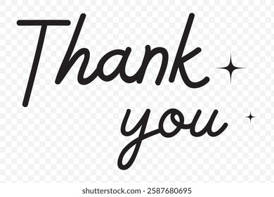  thank you hand drawn lettering, thank you calligraphy handwritten thank you note vector . 1176