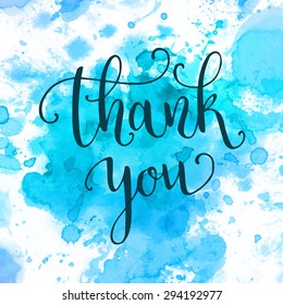Thank You Water Background
