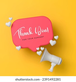 Thank You Hand lettering. Typographical Vector Background. Calligraphic Lettering, Modern Calligraphy for thank You. Vector illustration. Easy paste to any background.