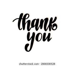 Thank you hand lettering vector. Thanksgiving day, Easter and other holidays season quotes and phrases for cards, banners, posters, pillow and clothes design.
