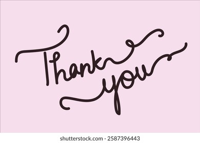 thank you hand written cursive 