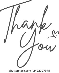 Thank You Handwritten Font Custom