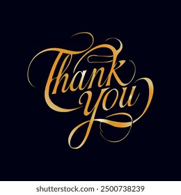 Thank You handwritten inscription. Set Hand drawn lettering. Thank You calligraphy. Thank you card. Vector illustration.