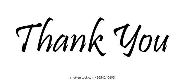 Thank You handwritten inscription. Set Hand drawn lettering. Thank You calligraphy. thank you art line eps 888. handwritten thank you note vector illustration