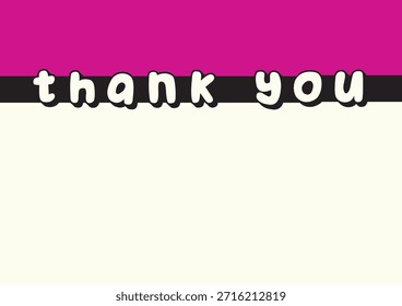 Thank you handwritten script in black ink on a modern teal background with a white border.