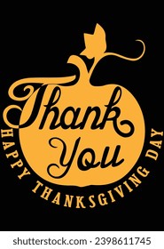 Thank You, Happy Thanksgiving Day eps cut file for cutting machine