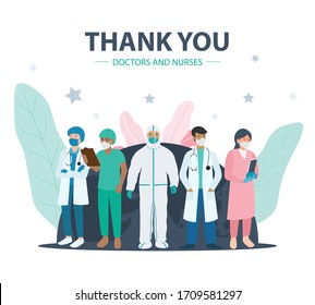 Thank you to Healthcare Workers Doctors, Nurses, Medical Staff, Claps, Thank you hour