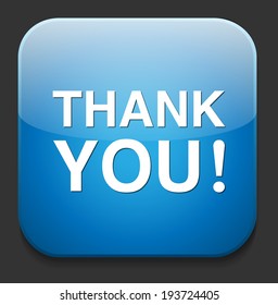 Thank You Icon Stock Vector (Royalty Free) 193724405 | Shutterstock