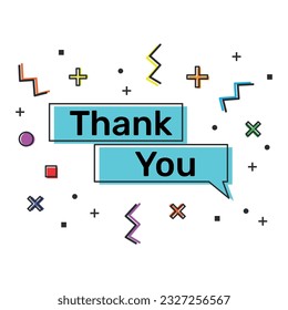 Thank You Icon Vector Design. 